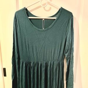 Long sleeve maxi dress